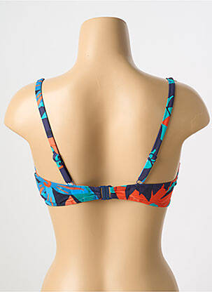 Haut de maillot de bain stretch haut soutien-gorge moulé bleu SIMONE PERELE femme