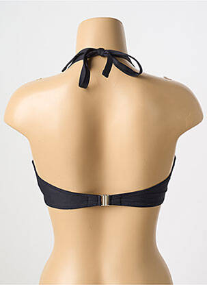Haut de maillot de bain stretch haut soutien-gorge emboitant noir ANTIGEL femme