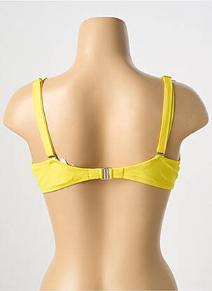 Haut de maillot de bain haut soutien-gorge emboitant haut soutien-gorge emboitant jaune ANTIGEL femme