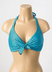Haut de maillot de bain bleu ANTIGEL pour femme seconde vue