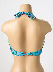Haut de maillot de bain bleu ANTIGEL pour femme seconde vue