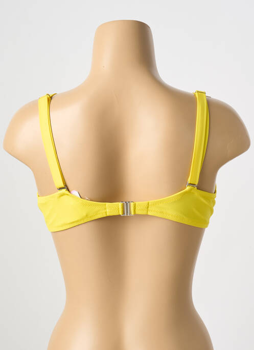 Haut de maillot de bain jaune ANTIGEL pour femme