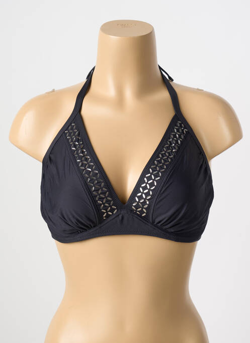 Haut de maillot de bain noir ANTIGEL pour femme