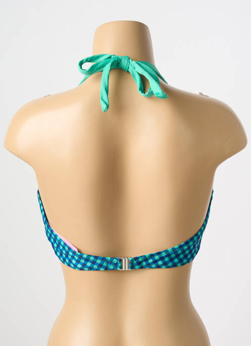 Haut de maillot de bain vert ANTIGEL pour femme