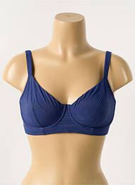 Haut de maillot de bain haut soutien-gorge emboitant haut soutien-gorge emboitant bleu SIMONE PERELE femme