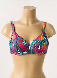 Haut de maillot de bain stretch haut soutien-gorge emboitant bleu SIMONE PERELE femme