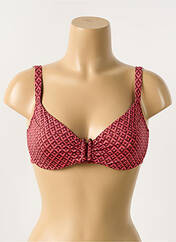 Haut de maillot de bain rouge SIMONE PERELE pour femme seconde vue