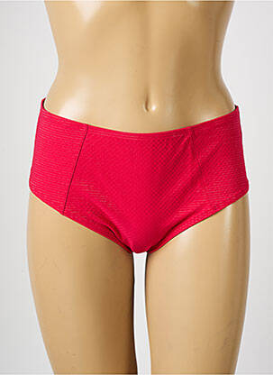 Bas de maillot de bain imprimé rayures culotte rouge SIMONE PERELE femme