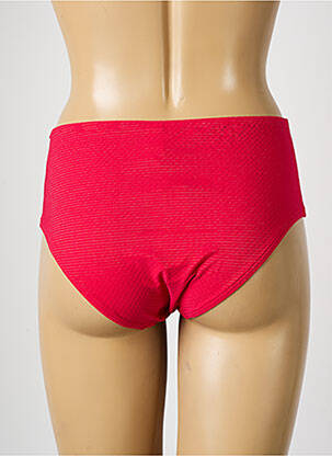 Bas de maillot de bain effet matière satinée culotte rouge SIMONE PERELE femme