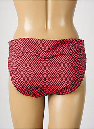 Bas de maillot de bain effet matière satinée culotte rouge SIMONE PERELE femme