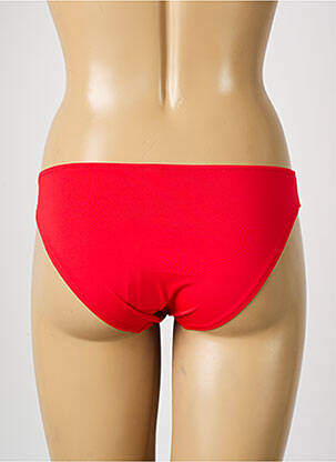 Bas de maillot de bain effet matière satinée culotte rouge SIMONE PERELE femme