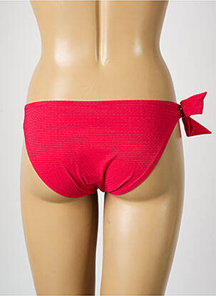 Bas de maillot de bain effet matière satinée culotte rose SIMONE PERELE femme