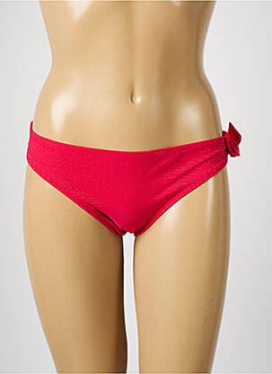 Bas de maillot de bain imprimé rayures culotte rose SIMONE PERELE femme