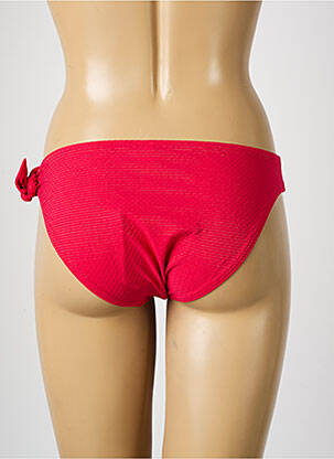 Bas de maillot de bain effet matière satinée culotte rose SIMONE PERELE femme
