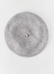 Chapeau forme béret gris BARTS femme