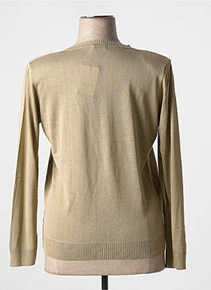 Gilet manches longues coupe cintrée beige MINO MORA femme