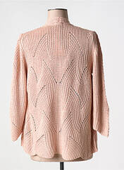 Gilet manches longues rose MINO MORA pour femme seconde vue