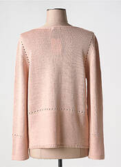 Gilet manches longues rose MINO MORA pour femme seconde vue