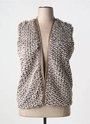 Gilet sans manche marron MERI & ESCA pour femme seconde vue
