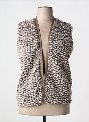 Gilet sans manche marron MERI & ESCA pour femme