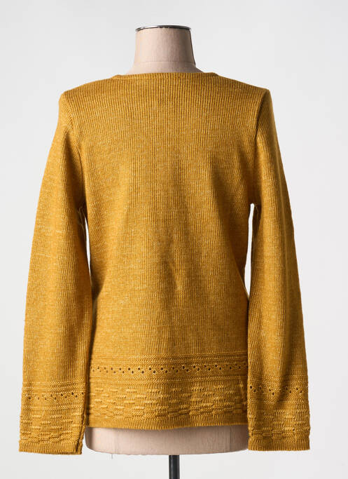 Gilet manches longues jaune GRIFFON femme