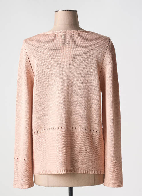 Gilet manches longues rose MINO MORA femme