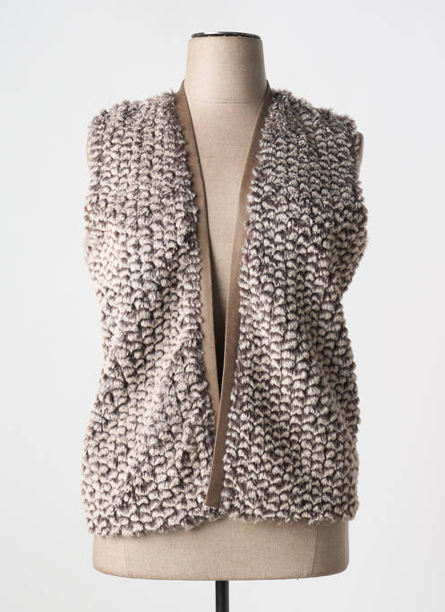 Gilet sans manche marron MERI & ESCA pour femme