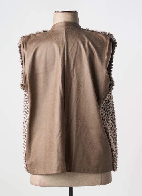 Gilet sans manche marron MERI & ESCA pour femme