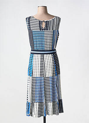 Robe mi-longue sans manche sans manche bleu CONCEPT K femme