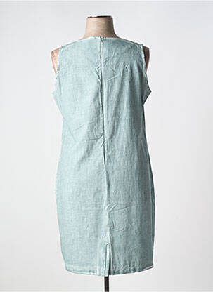 Robe mi-longue sans manche sans manche vert MERI & ESCA femme