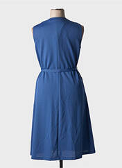 Robe mi-longue bleu MANADOUR pour femme seconde vue