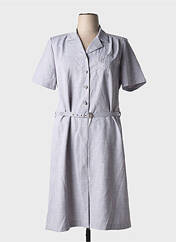 Robe mi-longue gris 20/20 pour femme seconde vue