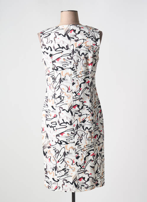 Robe mi-longue blanc GUY DUBOUIS pour femme