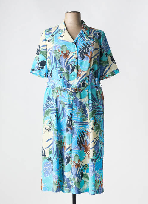 Robe mi-longue bleu FRANCOISE DE FRANCE pour femme