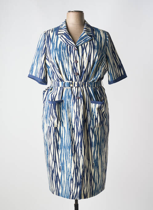 Robe mi-longue bleu FRANCOISE DE FRANCE pour femme