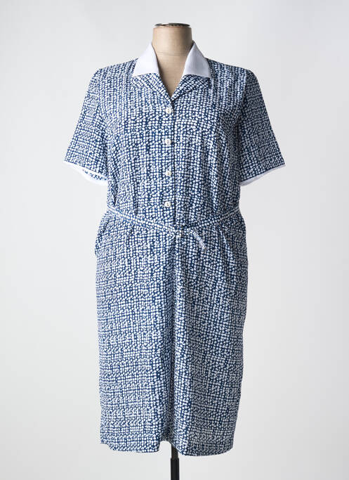 Robe mi-longue bleu GUY DUBOUIS pour femme