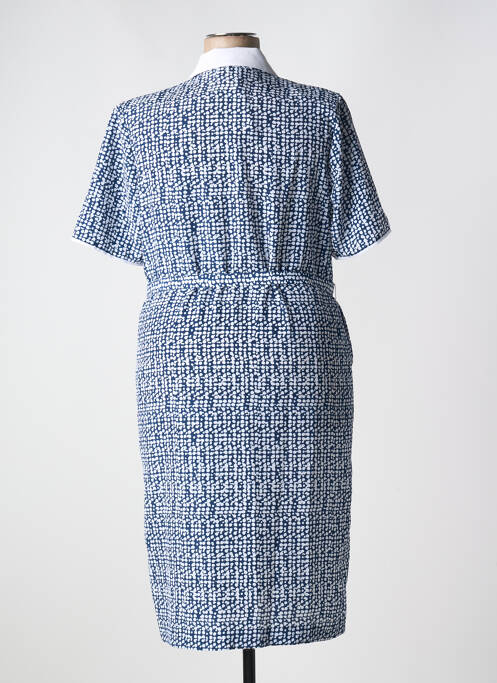 Robe mi-longue bleu GUY DUBOUIS pour femme