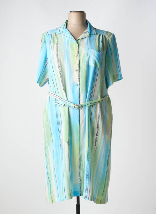 Robe mi-longue bleu GUY DUBOUIS pour femme