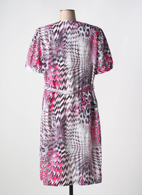 Robe mi-longue rose GUY DUBOUIS pour femme