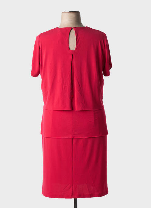 Robe mi-longue rouge GUY DUBOUIS pour femme