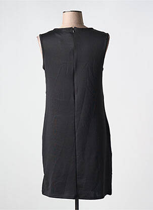 Robe mi-longue sans manche sans manche noir ROSE POMME femme