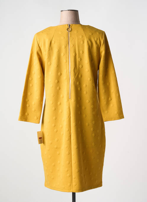 Robe courte jaune CONCEPT K pour femme