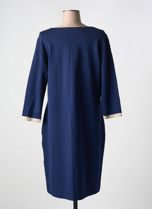 Robe mi-longue bleu GRIFFON pour femme