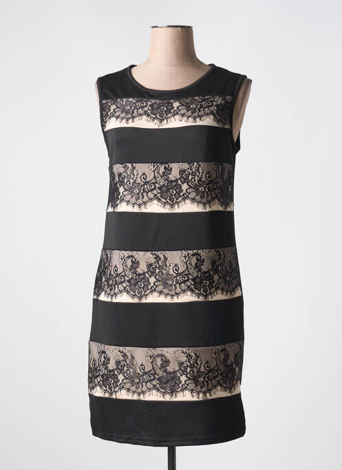 Robe mi-longue noir ROSE POMME pour femme