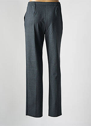 Pantalon droit taille à pinces taille haute gris GRIFFON femme
