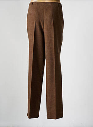 Pantalon droit taille élastique taille normale marron GUY DUBOUIS femme