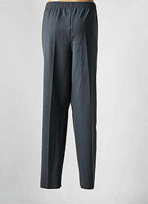 Pantalon droit taille élastique taille normale gris GRIFFON femme