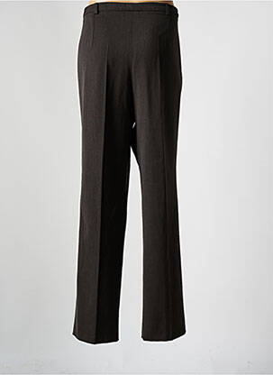 Pantalon droit taille élastique taille normale marron GUY DUI femme