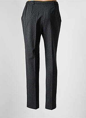 Pantalon droit taille à pinces taille haute gris GUY DUBOUIS femme