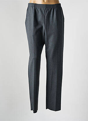 Pantalon droit taille élastique taille normale gris GRIFFON femme